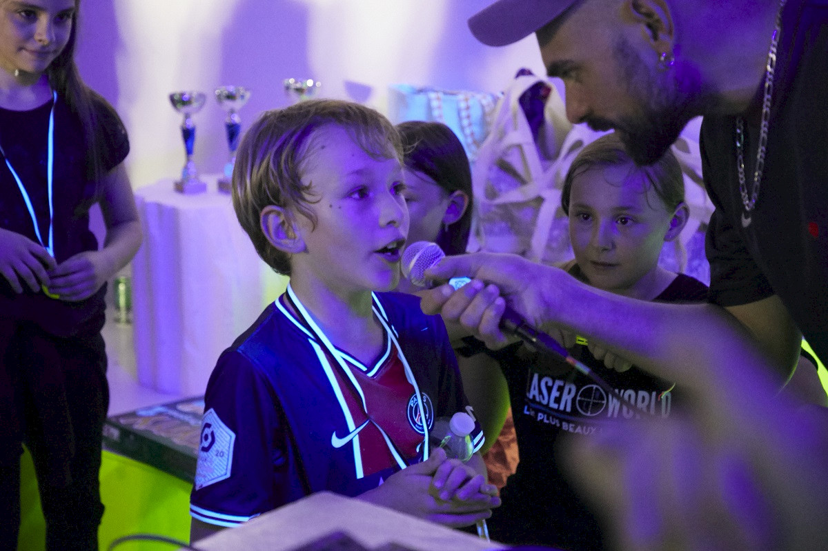 interview du gagnant de la compétition de danse enfants