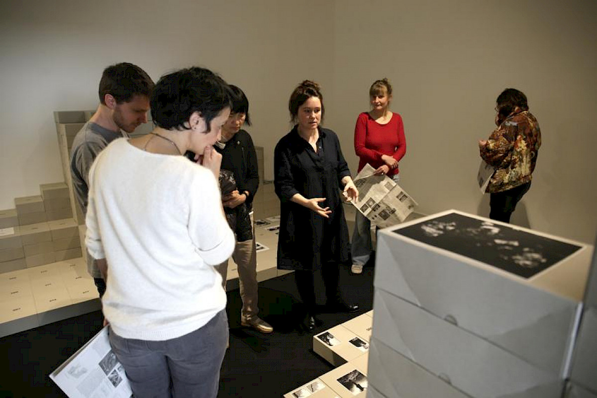 Vernissage de l’exposition « The Social Life Of Things”, Atelier Muësli, CACC, 2018.